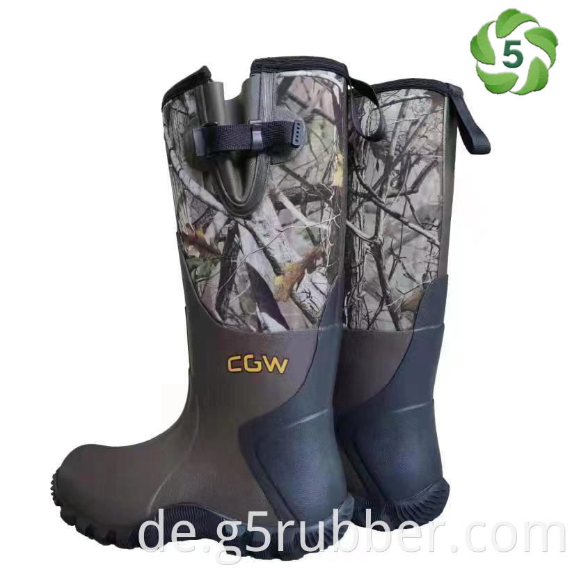 Camo Hunting Rubber Boots